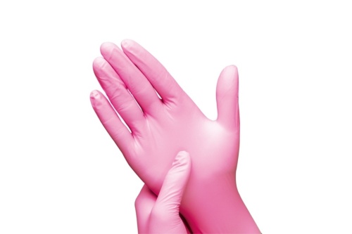 Nitril Handschoen Poedervrij Roze 3,5 Gram 