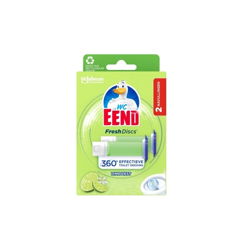 WC Eend Fresh Disc Lime Navulling - 2 x 6 discs