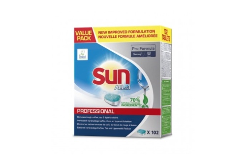 Sun Pro Formula Vaatwastablet All-in-1 - 102 stuks