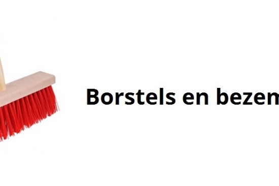 Online kopen van borstels en bezems