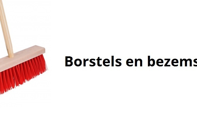 Online kopen van borstels en bezems